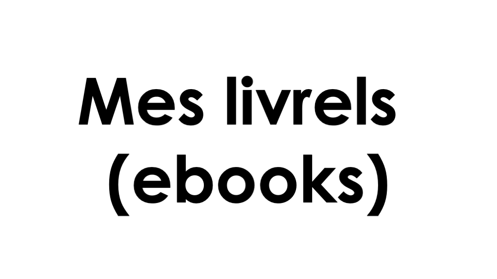 Mes livrels (ebook)